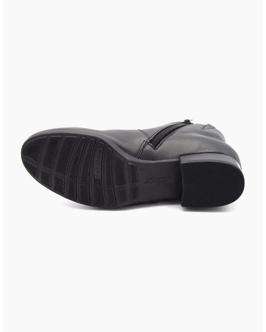 Gabor Black Bolan 72.711 Ladies Boot