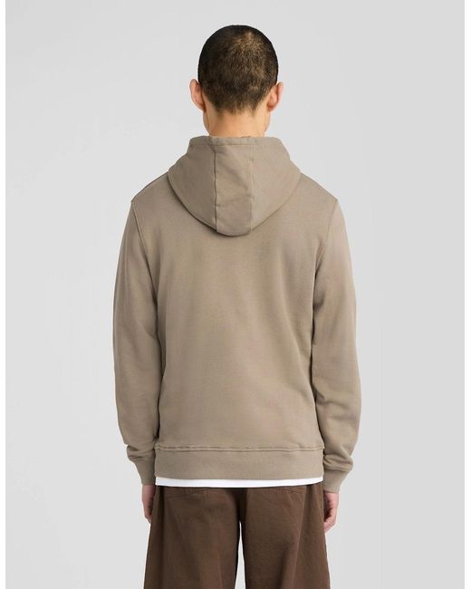 Lyle & Scott Gray Loopback Cotton Hoodie for men
