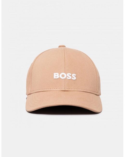 Boss Natural Boss Zed Cotton-Twill Six-Panel Cap With Embroidered Logo Nos for men