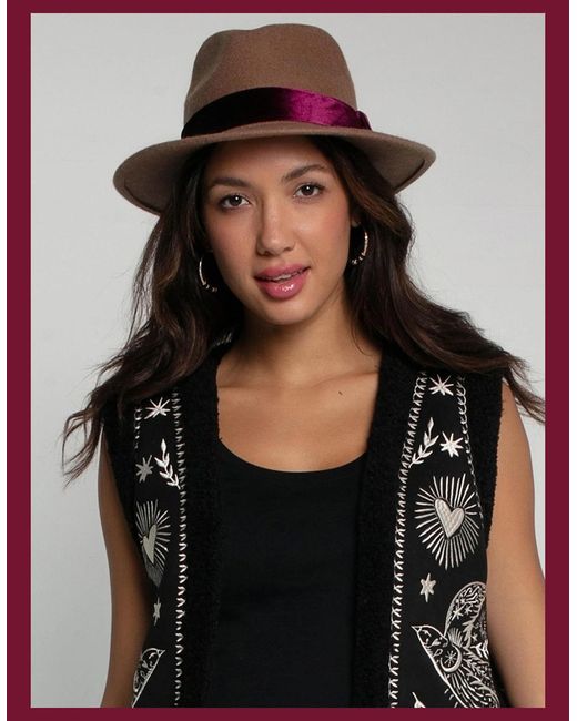 Nooki Design White Frankie Wool Fedora