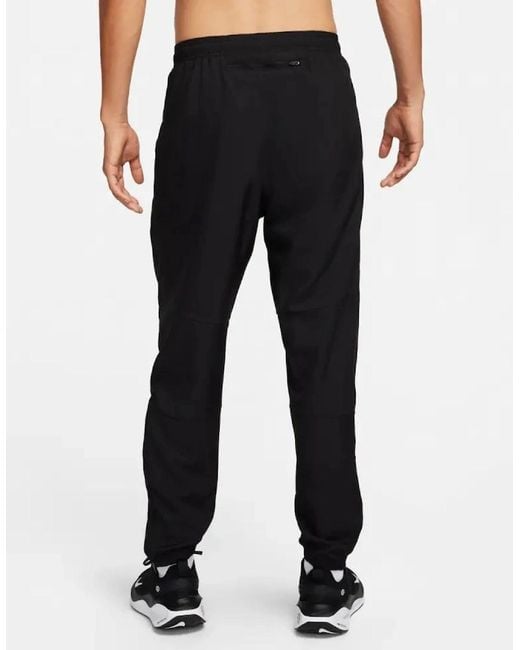 Nike Black Challenger Dri-Fit Woven Running Trousers for men