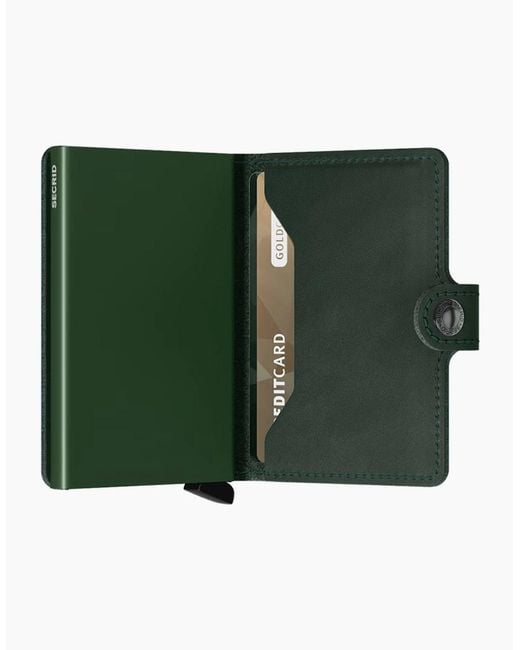 Secrid Green Mini Wallet for men