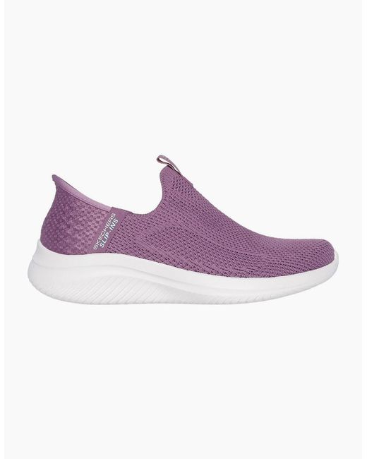 Skechers Purple Ultra Flex 3.0 Easy Win 150450-Pur Slip On Shoes