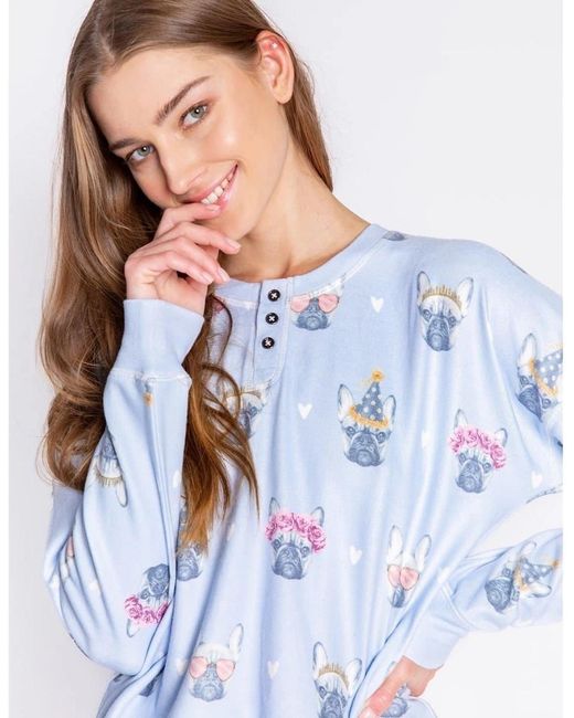 Pj Salvage Blue Salvage Birthoodyay Pyjama