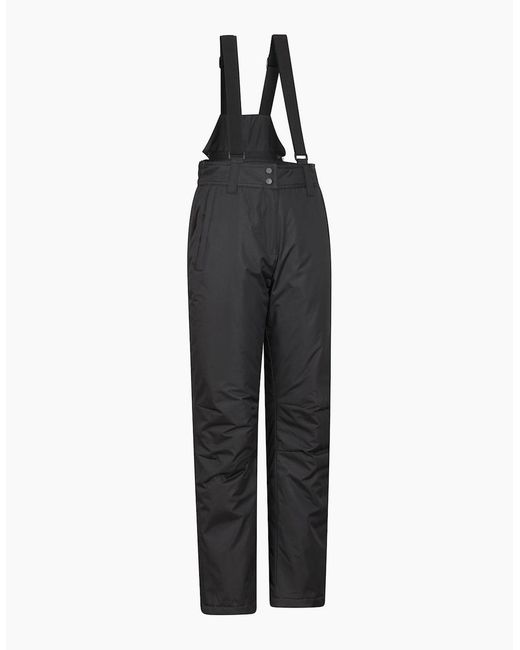 Mountain Warehouse Black Ladies Moon Slim Leg Ski Trousers