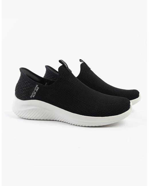 Skechers Black 150450/Blk Ultra Flex 3.0-Easy Win Trainers