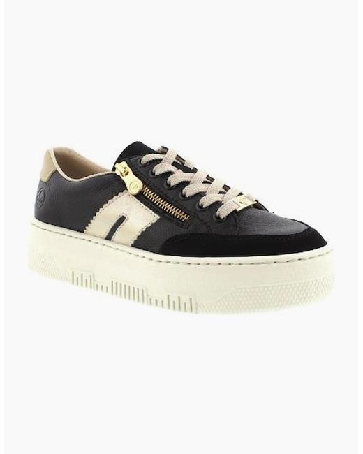 Rieker Black Ladies Sneakers M1912-00