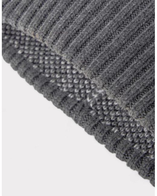 COACH Gray Signature Beanie