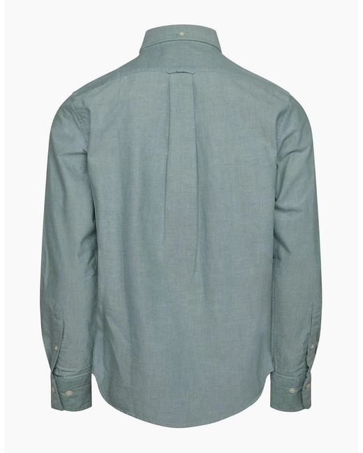 Gant Blue Reg Oxford Shirt for men
