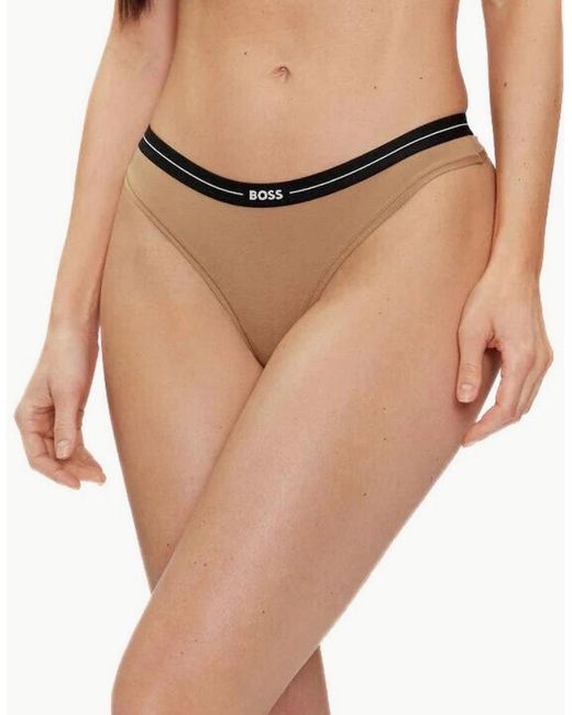 Boss Black 3-Pack Power Logo Thongs