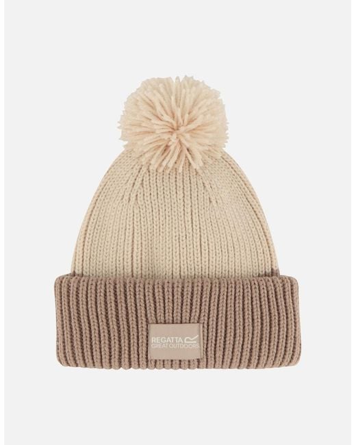 Regatta Natural Adult Connora Pom Pom Beanie