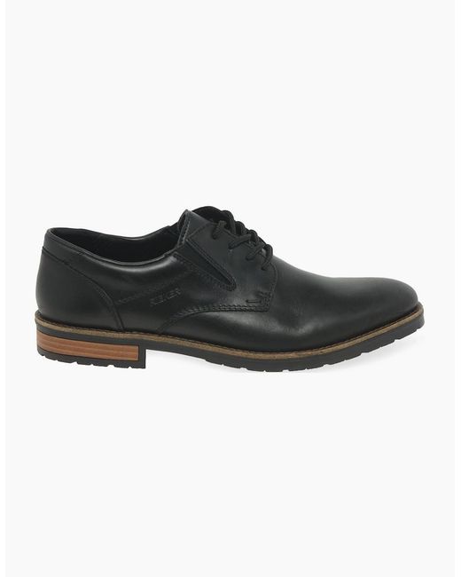 Rieker Black Turin Shoes for men