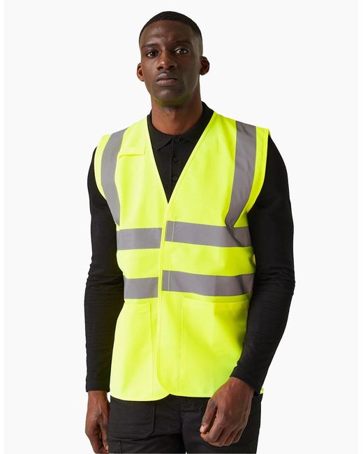 Regatta Yellow Professional Hi-Vis Vest for men