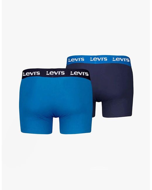 Levi's Blue Levi's Repeat Logo 2 Pack Trunks Combo for men