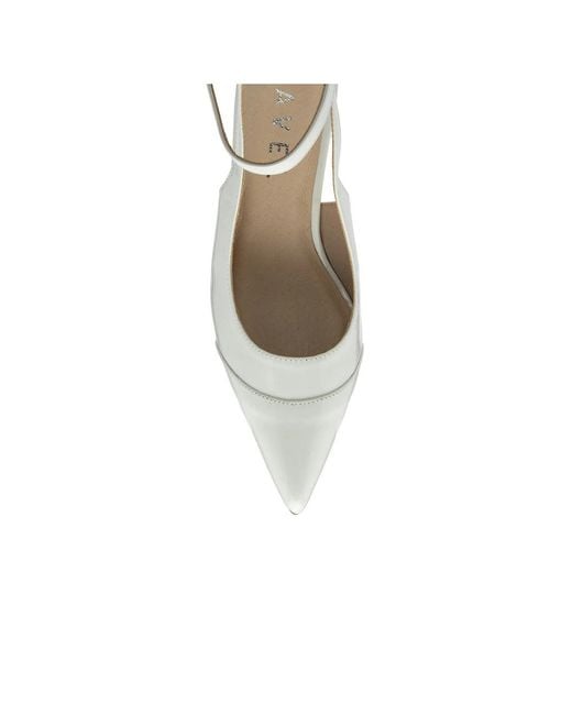 Ravel White Catrine Slingback Court Shoes