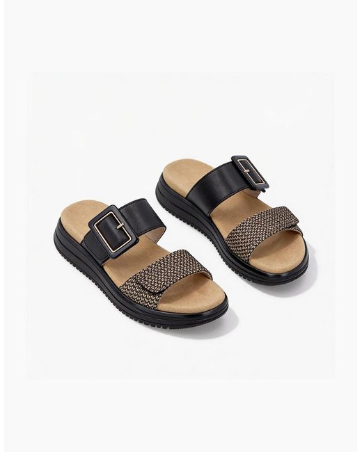 Remonte Black D1J61 Cross Strap Sandals