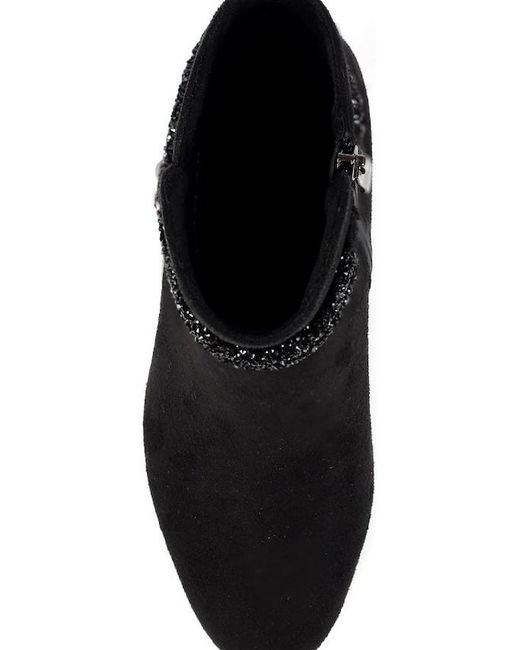 Lunar Black Fonda Ankle Boot Glx001