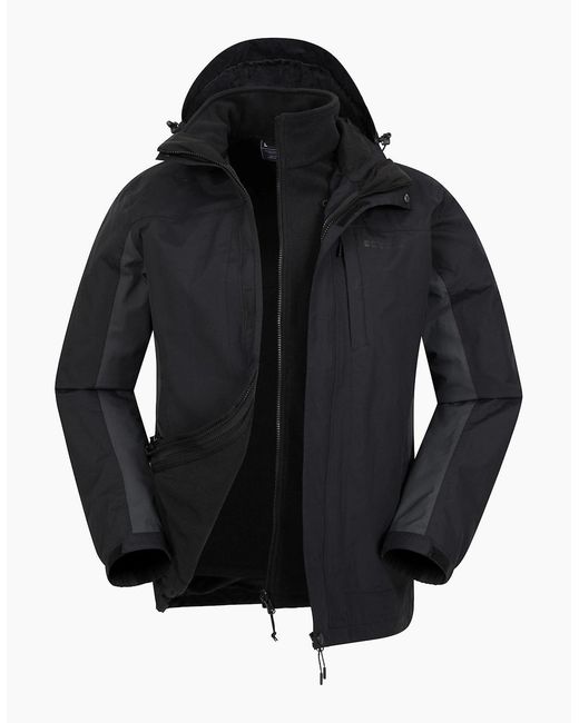 Mountain Warehouse Black Thunderstorm 3 for men