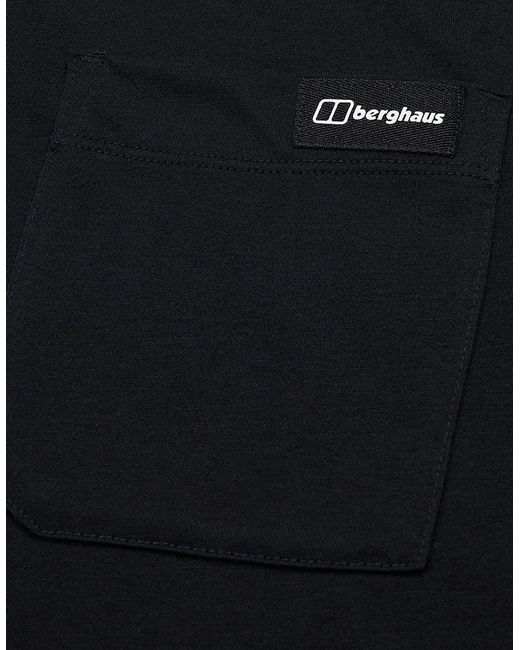 Berghaus Black Relaxed Tech Tee for men
