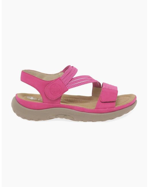 Rieker Pink Locket Sandals