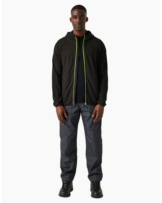 Regatta Black Professional Full Zip Fleece Jacket for men