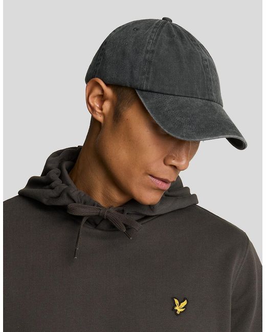Lyle & Scott Gray Loopback Cotton Hoodie for men