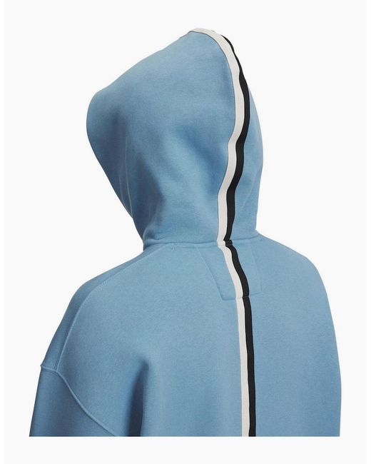 Under Armour Blue Icon Hvy Rib Hoody for men