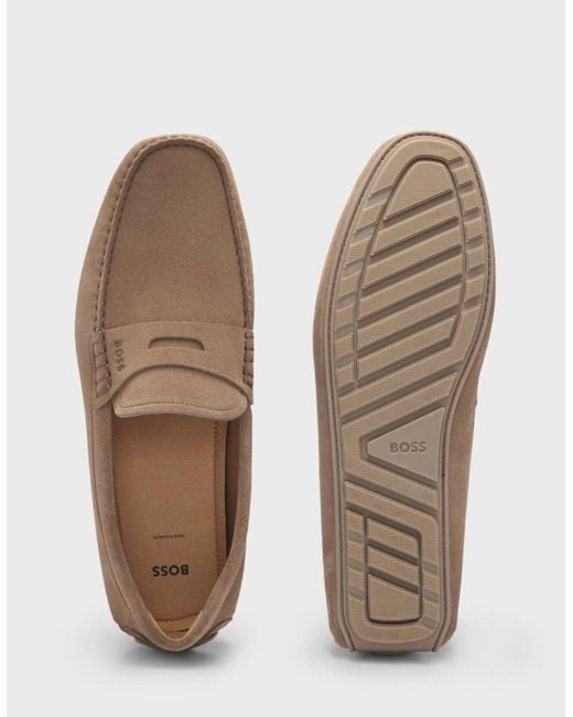 Boss Brown Boss Noel_Mocc_Sdpeb Shoes 260 Med for men