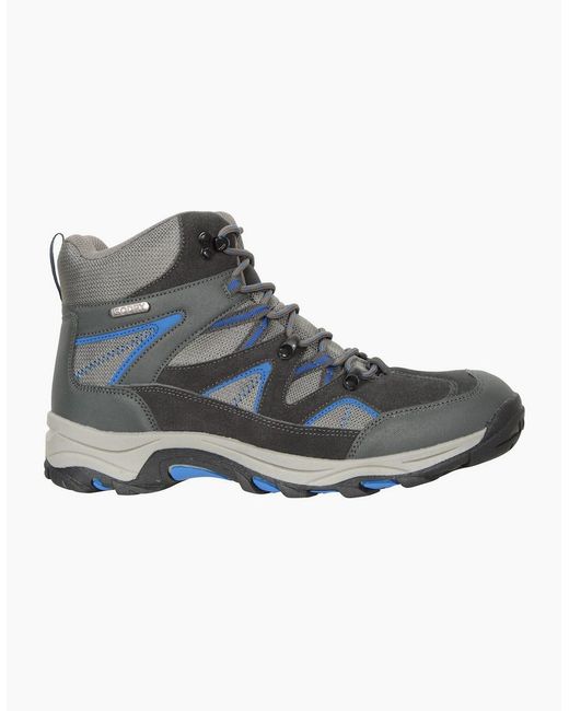 Mountain Warehouse Gray Rapid Suede Hiking Boots for men