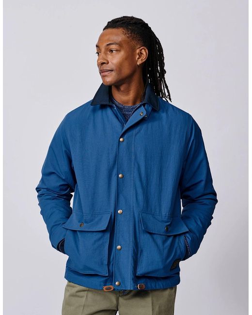 aubi Blue Eastwood Water Resistant Jacket for men