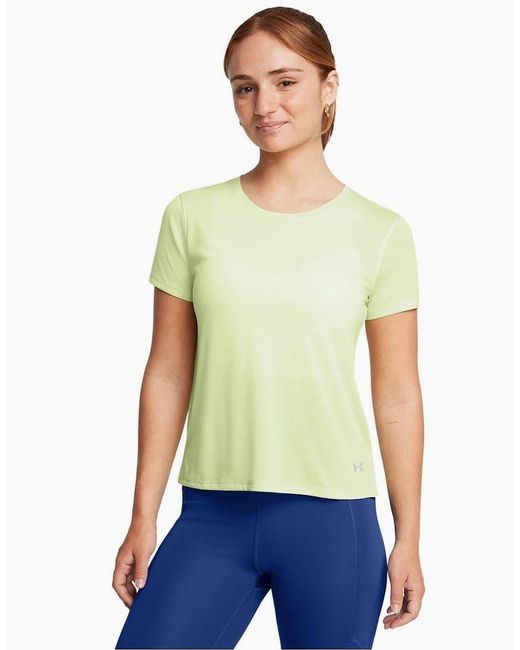 Under Armour Yellow Armour Ua Launch Elite Short Sleeve