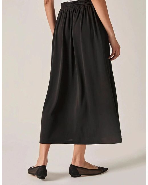 James Lakeland Black Jersey Midi Skirt