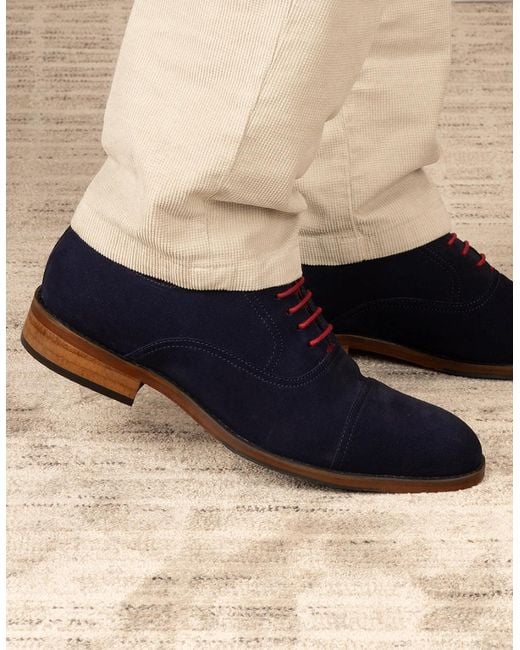 Oswin Hyde Blue Elise Suede for men