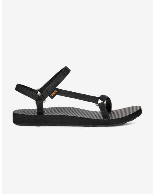 Teva Black Original Universal Cross Strap Sandals Slim
