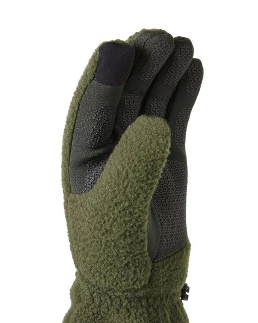 SealSkinz Green Hoveton Fleece Glove for men