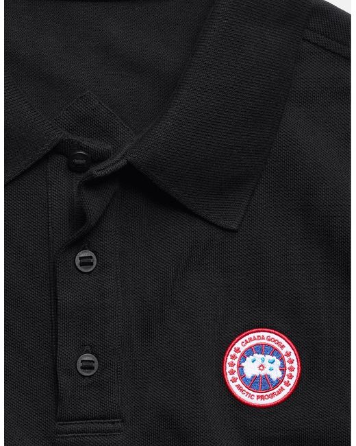 Canada Goose Black Beckley Polo for men