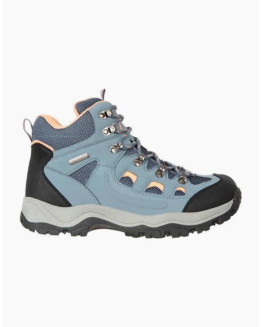 Mountain Warehouse Blue Ladies Adventurer Waterproof Walking Boots