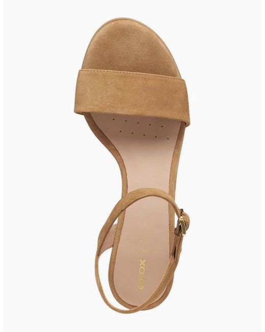 Geox Metallic D Aurely 50 Heeled Sandals