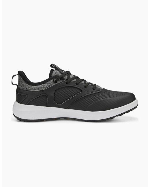 PUMA Black Ignite Malibu Spikeless Golf Shoes