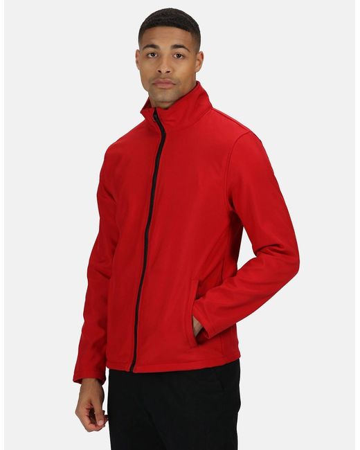 Regatta Red Standout Ablaze Printable Softshell Jacket for men