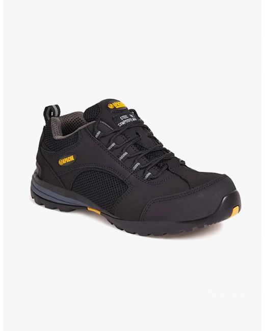 Apache Black Ap318Sm Trainers for men