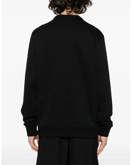 Burberry Black Cotton Logo Sweatshirt for men
