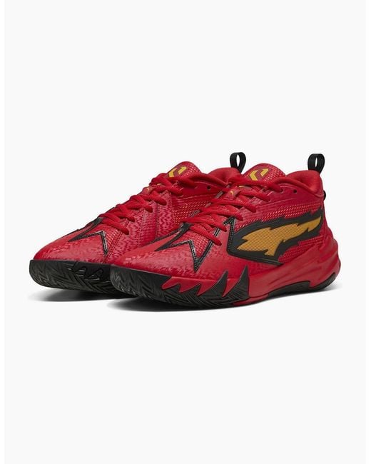 PUMA Red Scoot Zeros Retro Basketball Trainers for men