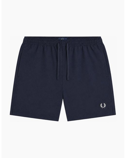 Fred Perry Blue Swim Shorts for men