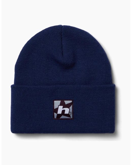 Huf Blue Star Box Logo Beanie for men