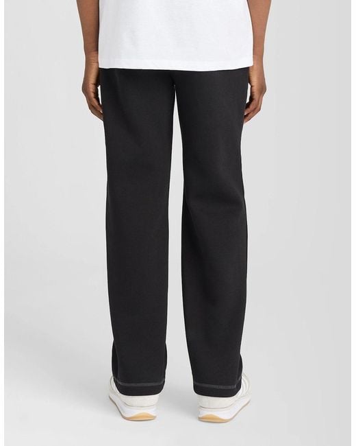 Lyle & Scott White Straight Leg Cotton Track Pants for men