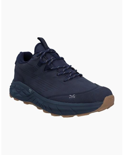 Hi-tec Blue Fuse Trek Polyurethane Dark/Naval Academy Hiking Shoes for men