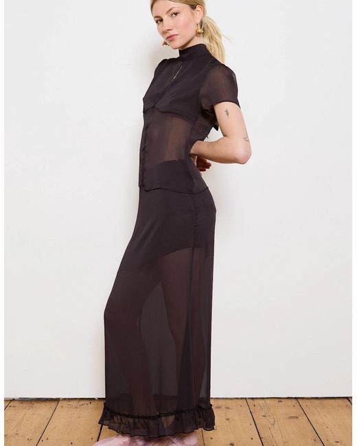 No Emotions UK Black The Mia Skirt