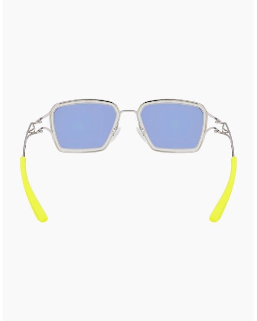 Nike Blue Prism Square Sunglasses for men