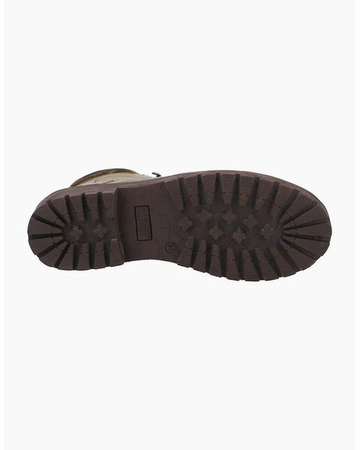 Hush Puppies Brown Annay Boots Khaki